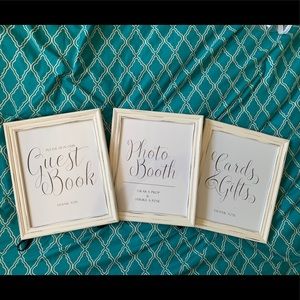 Wedding signs